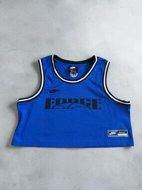 NIKE Women’s Blue Equality Crop Jersey Size Small